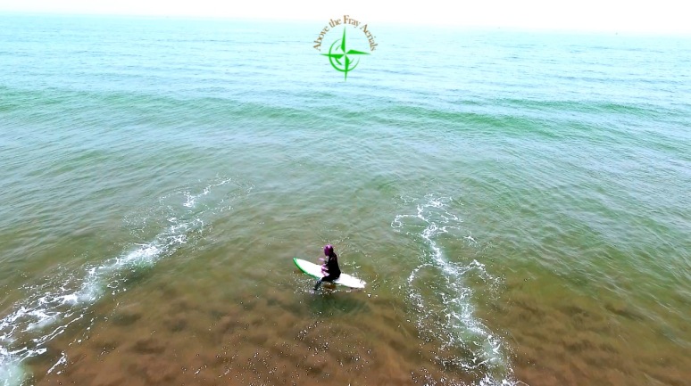 Lone Surfer @ Vail Beach , BI , RI