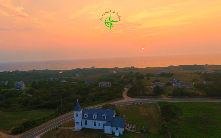 Sunset Over The West Side Church , BIRI